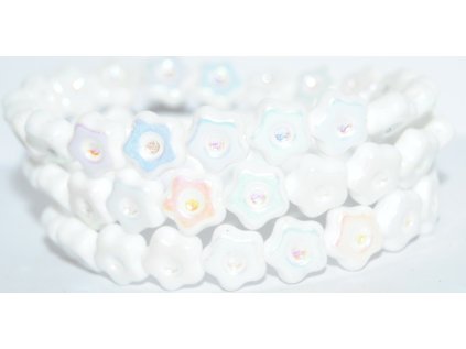 Flowers 11mm - pressed beads