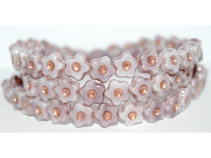 Flowers 11mm - pressed beads