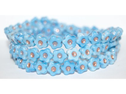 Flowers 11mm - pressed beads