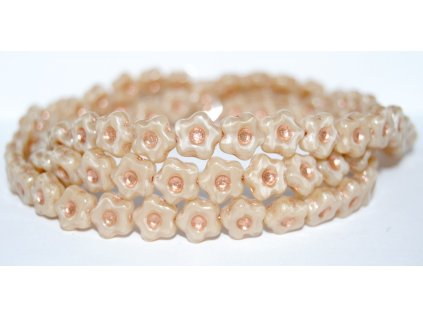 Flowers 11mm - pressed beads