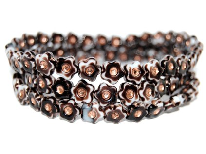 Flowers 11mm - pressed beads