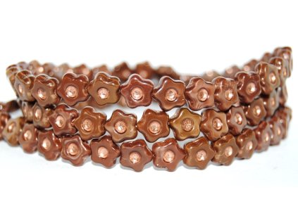 Flowers 11mm - pressed beads