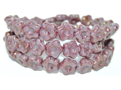 Flowers 11mm - pressed beads