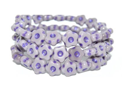 Flowers 11mm - pressed beads