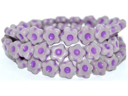 Flowers 11mm - pressed beads