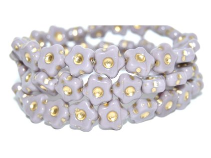 Flowers 11mm - pressed beads