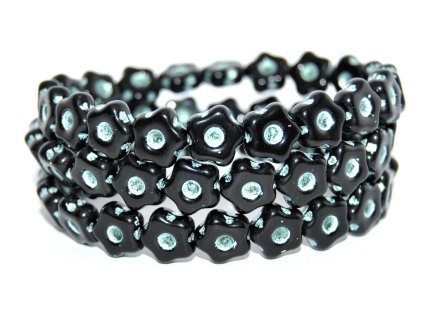 Flowers 11mm - pressed beads