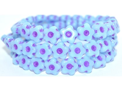 Flowers 11mm - pressed beads