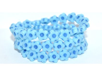 Flowers 11mm - pressed beads