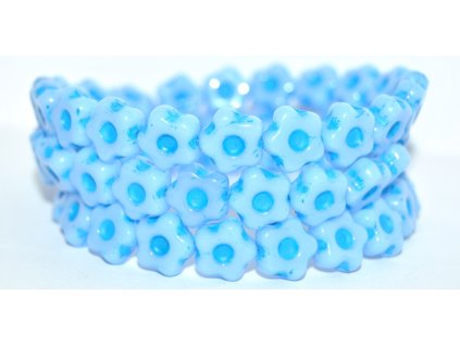 Flowers 11mm - pressed beads