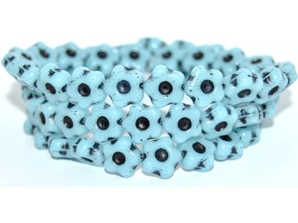 Flowers 11mm - pressed beads