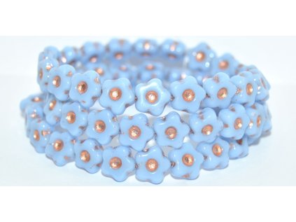 Flowers 11mm - pressed beads