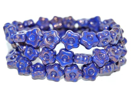 Flowers 11mm - pressed beads