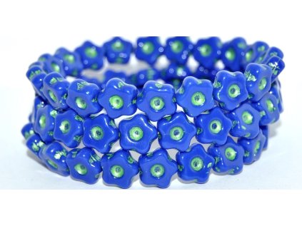 Flowers 11mm - pressed beads