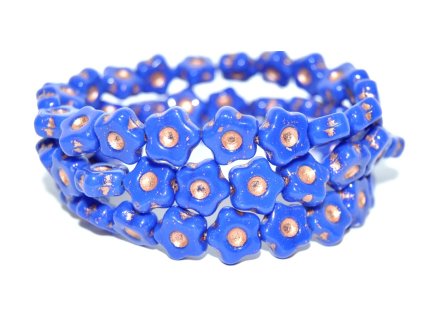 Flowers 11mm - pressed beads