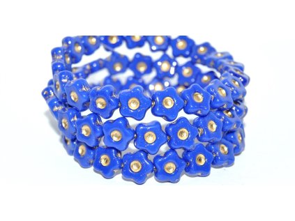 Flowers 11mm - pressed beads