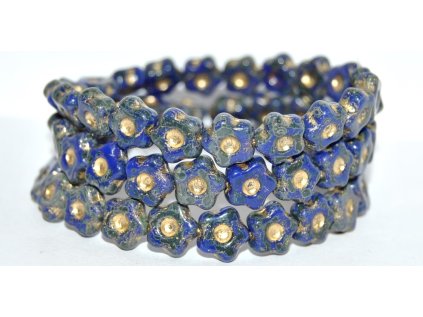 Flowers 11mm - pressed beads