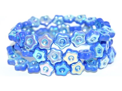 Flowers 11mm - pressed beads