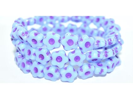 Flowers 11mm - pressed beads