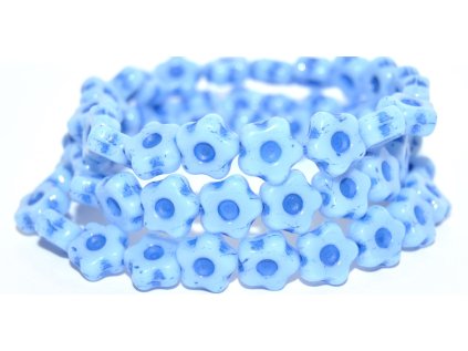 Flowers 11mm - pressed beads