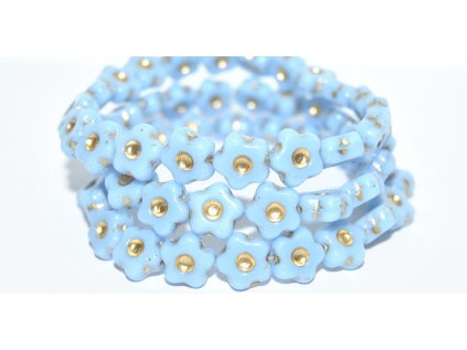 Flowers 11mm - pressed beads