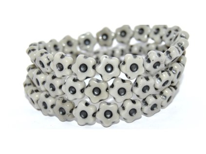 Flowers 11mm - pressed beads