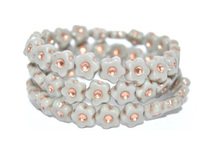 Flowers 11mm - pressed beads