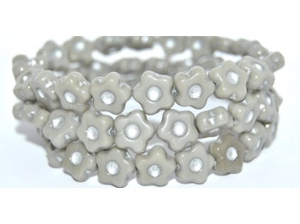 Flowers 11mm - pressed beads