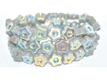 Flowers 11mm - pressed beads