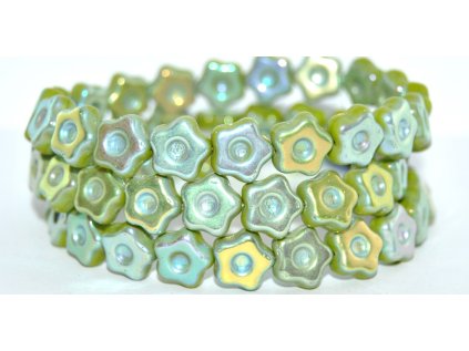 Flowers 11mm - pressed beads