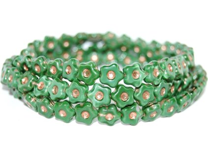 Flowers 11mm - pressed beads