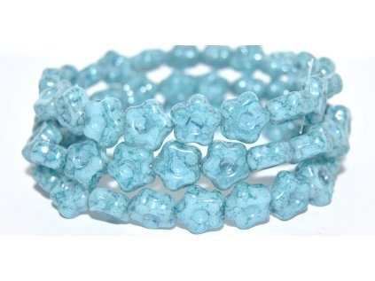 Flowers 11mm - pressed beads