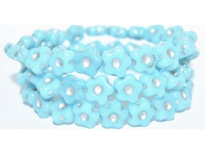 Flowers 11mm - pressed beads