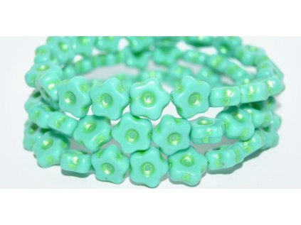 Flowers 11mm - pressed beads