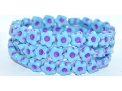 Flowers 11mm - pressed beads