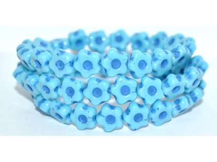 Flowers 11mm - pressed beads