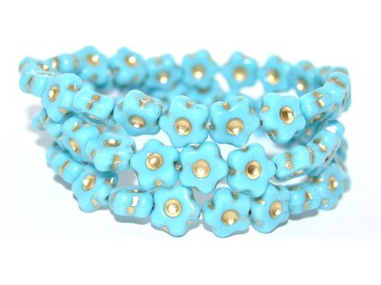 Flowers 11mm - pressed beads