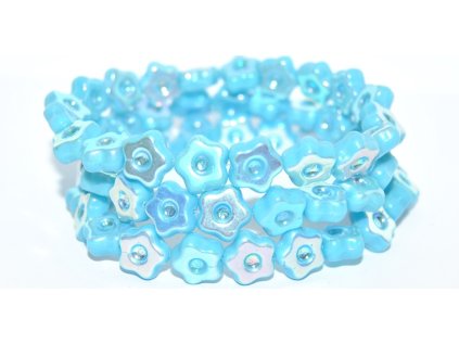 Flowers 11mm - pressed beads