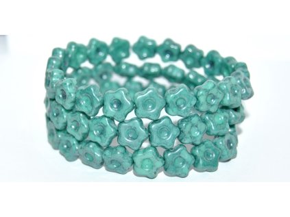 Flowers 11mm - pressed beads