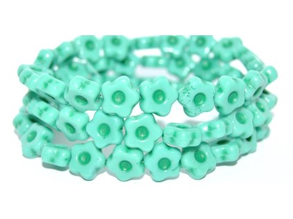 Flowers 11mm - pressed beads