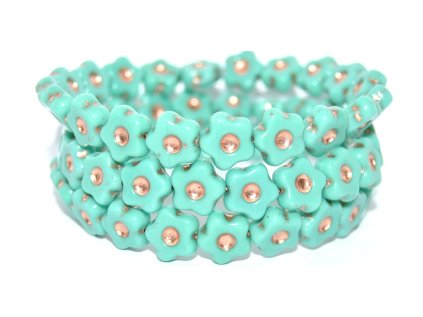 Flowers 11mm - pressed beads