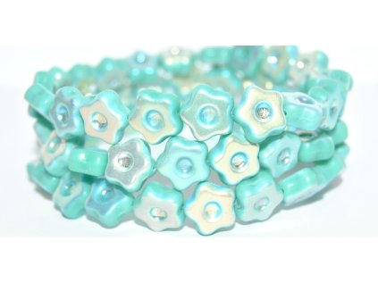 Flowers 11mm - pressed beads