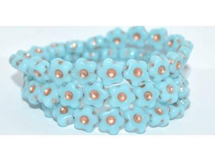 Flowers 11mm - pressed beads