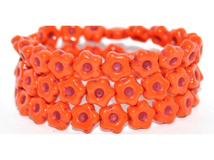 Flowers 11mm - pressed beads