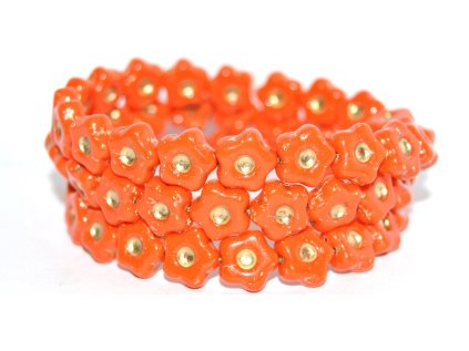 Flowers 11mm - pressed beads