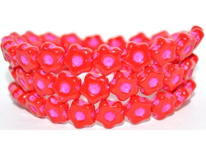 Flowers 11mm - pressed beads