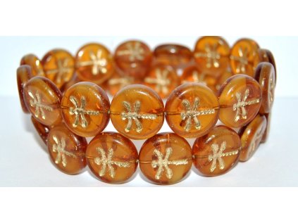 The Dragonfly - 17mm - Pressed beads