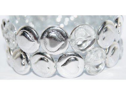 Pressed Beads - Hearts 17mm