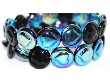 Pressed Beads - Hearts 17mm