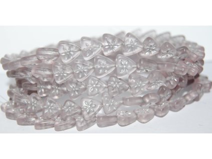 Flower on triangle 10mm - Pressed Beads